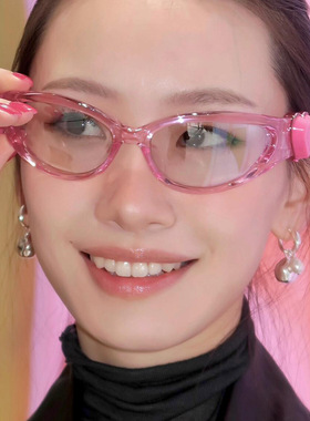 爱心墨镜Y2K桃心辣妹太阳眼镜女