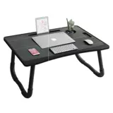 Небольшие столы на кровати спальни складывают много -функциональный компьютерный студенческий мобильный стол на доске для общежития примечания.