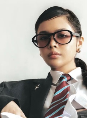 潮流新品G家学院风小脸眼镜架黑色飞行员墨镜防紫外线OA太阳眼镜A