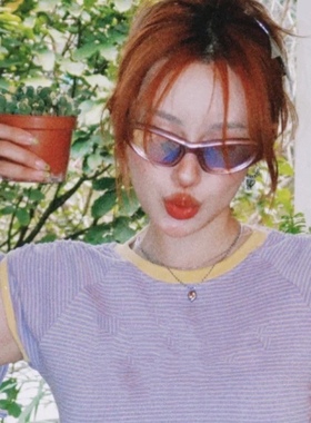 帅到掉渣G家赛博朋克未来感墨镜欧美复古遮脸Y2K防晒太阳眼镜男女