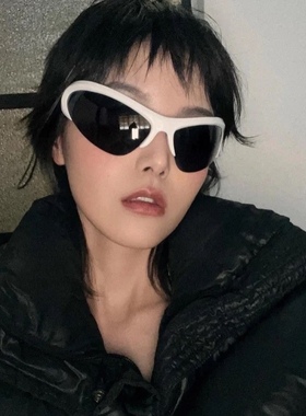 酷到不行B家未来夸张Y2Ky异形高级感墨镜ins网红凹造型骑行太阳镜