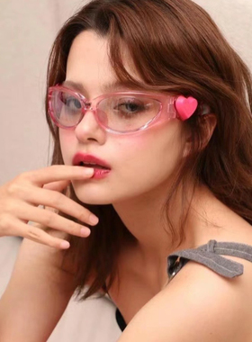 硬控了个性韩版粉色骑行潮果冻糖果色墨镜y2k千禧防紫外线太阳镜