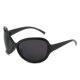 Exaggerated alien white frame black face-covering future technology style sunglasses to wear niche Y2K trendy sunglasses for men