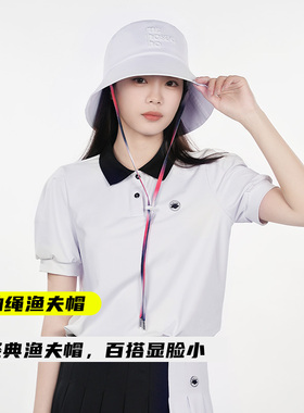 24年春夏新品后益hoii遮阳防晒大帽檐可调渔夫帽宽版可折叠UPF50