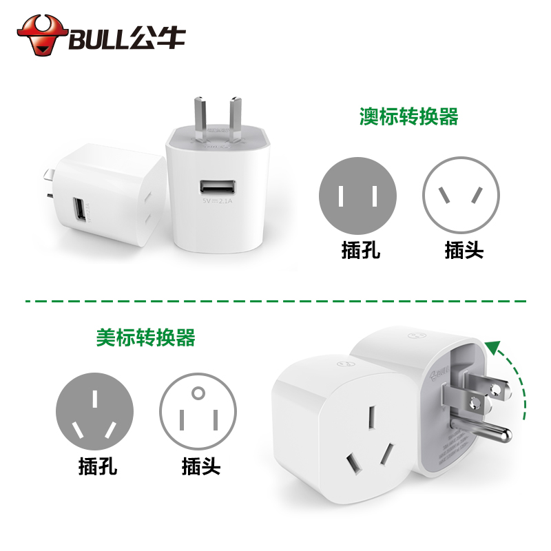 公牛插座usb多国际通用旅行转换插头器欧标日本德标韩美香港地区 - 图3