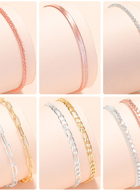 2023款女生手链网红首饰镀