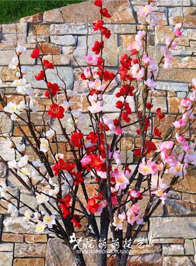 仿真居家干花客厅落地腊梅枝