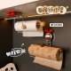 Suction cup punch-free cabinet paper towel hanger