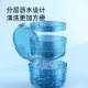 Orthodontic invisible braces storage box portable cleaning box