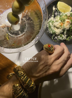 CETTCE 现货 Paola Sighinolfi 牛角包开口戒指 Reef/Mayge/Wrap