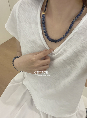 CETTCE 现货 Completedworks 潮汐地系列银质长串珠子手链项链