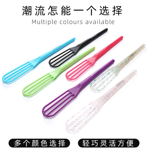 发廊色彩烫染师染发工具美发助理染膏搅拌器焗油漂粉色膏搅匀棒 - 图1