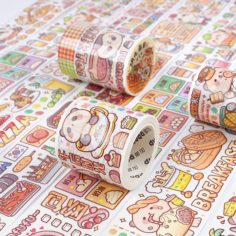 小麻薯奶盖熊系列熊言熊语日记装饰素材少女可爱肉球风和纸胶带