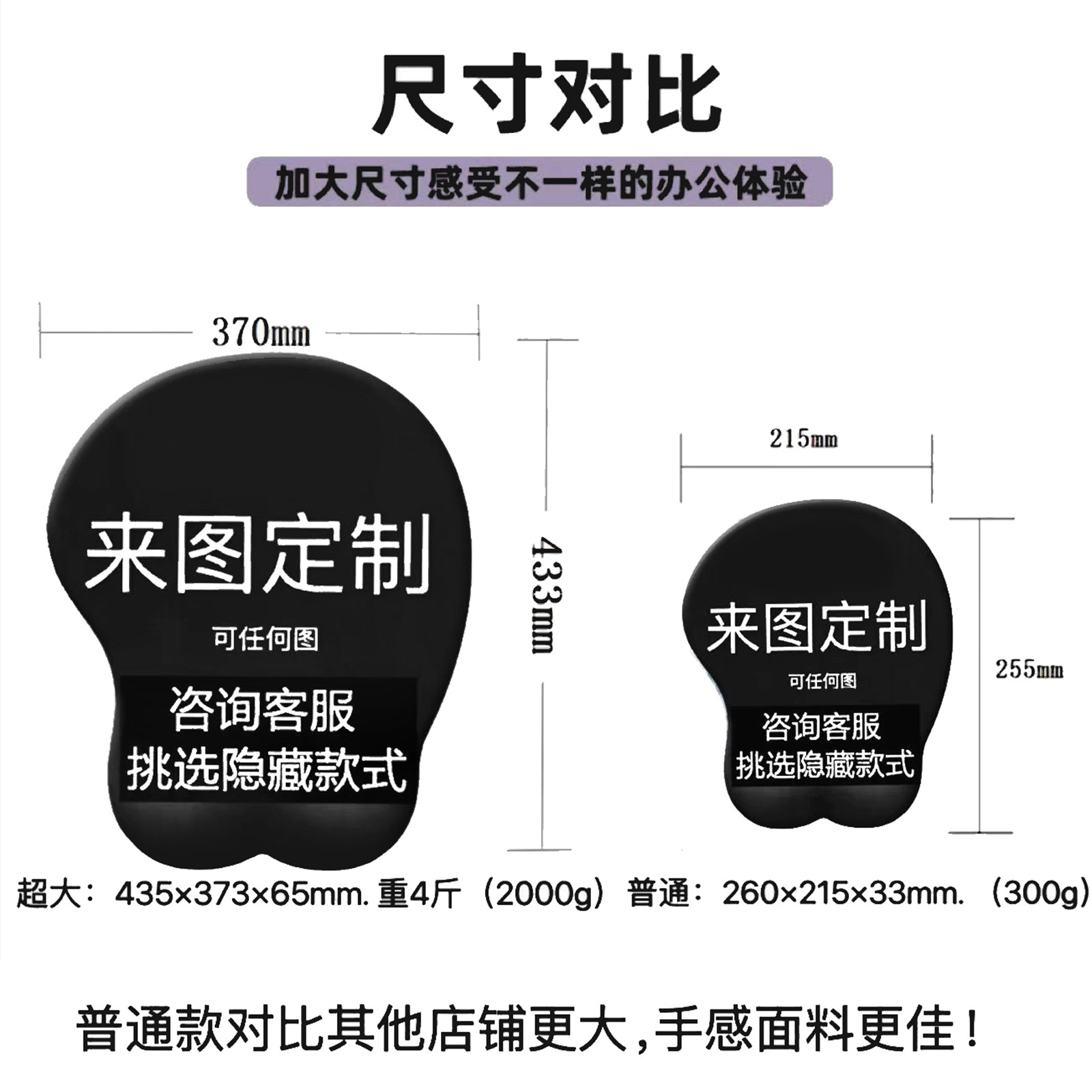 原神3d立体超大硅胶护腕鼠标垫纳西妲神里绫华雷电将军八重神子