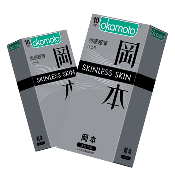 冈本skin质感避孕套正品超薄20片券后34.9元包邮