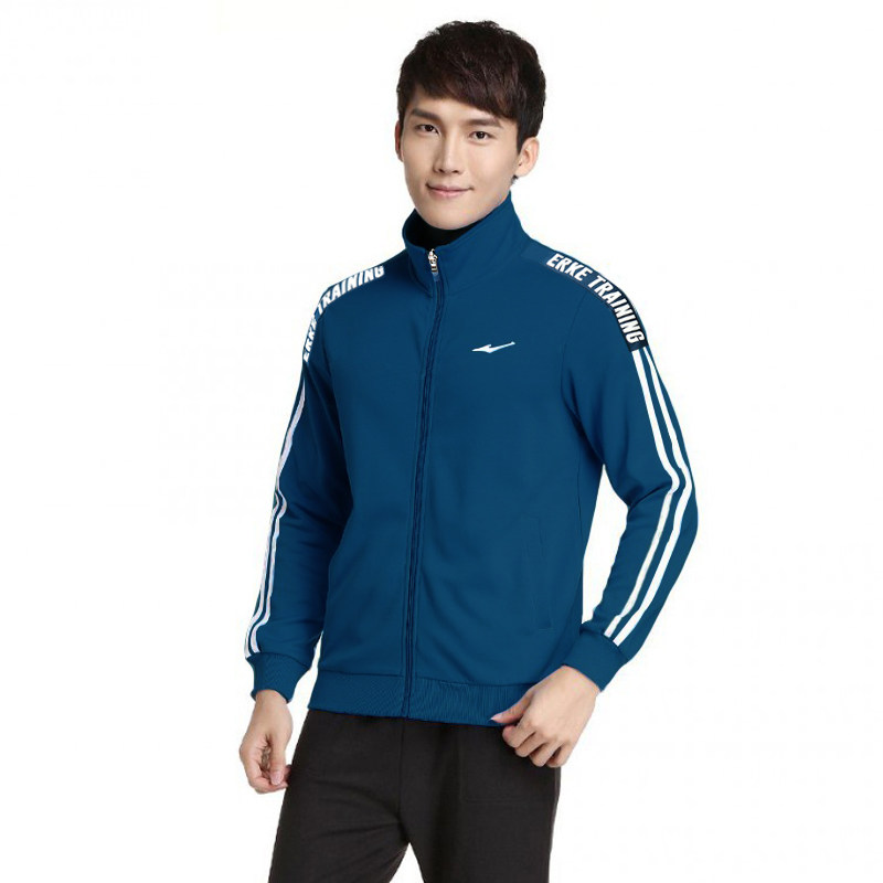 品牌断码清仓鸿星尔克立领运动服男春秋季薄款开衫外套男夹克正品