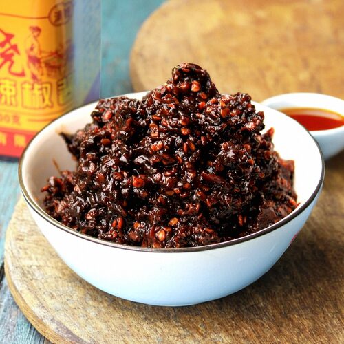 火烧辣子酱下饭拌面酱云南特产香辣小米辣椒酱德宏芒市傣族辣椒酱 - 图3
