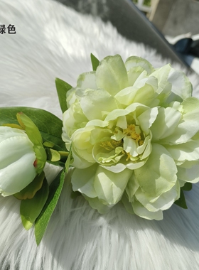 新款高档牡丹花芍药仿真花轻奢高级感假花客厅桌面摆件装饰花艺
