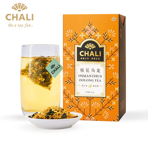 CHALI桂花乌龙茶花草茶安溪铁观音下火茶包茶叶茶里公司出品花茶-图3