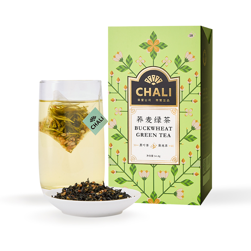 CHALI 荞麦绿茶苦荞麦茶袋泡茶荞麦绿茶组合花茶茶叶三角茶包 - 图3