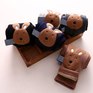 2018冬季韩版女童加绒加厚打底裤