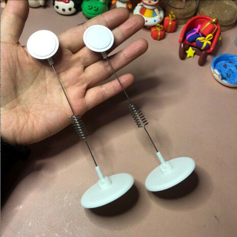 【弹簧底座】超轻粘土黏彩泥橡皮泥软陶汽车摆件装饰DIY手工配件 - 图1