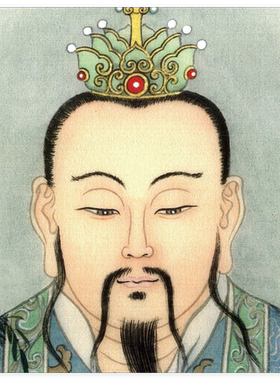 道家救苦三天尊微喷画