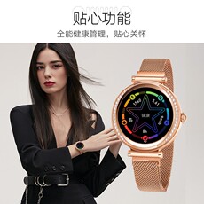 Умные часы jeep小金表吉普智能手表女运动健康管理蓝牙通话心率睡眠监测手表