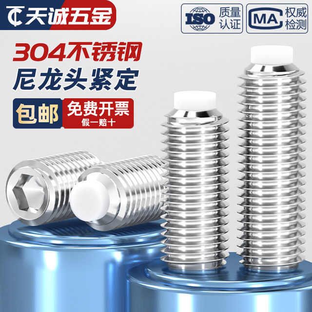 304 nylon head tightening screw