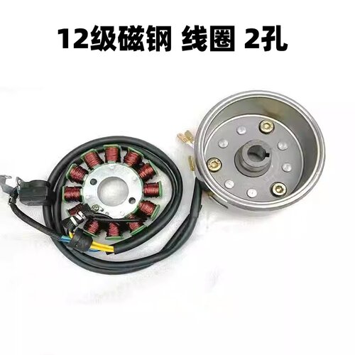 宗申250发动机线圈 CB250点火线圈 8级直流线圈 磁钢发电线圈定子 - 图2