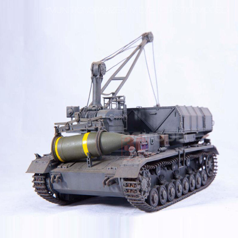 3G模型小号手 00362德国四号D/E型武器弹药输送坦克 1/35-图2