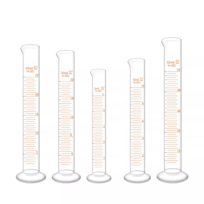 天波玻璃量筒25ml50ml100ml250ml500ml1000mlA级过检玻璃材质包邮 - 图3