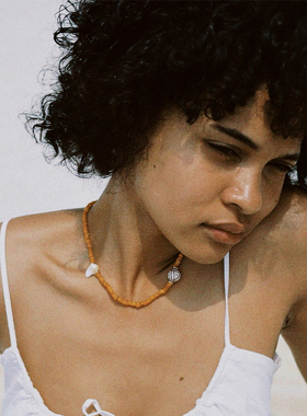 WAKI珊瑚部落波西米亚风项链