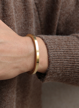 moorigin5*5手环白钢手环送男友