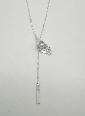 Lace&love马蹄莲蕾丝项链轻奢