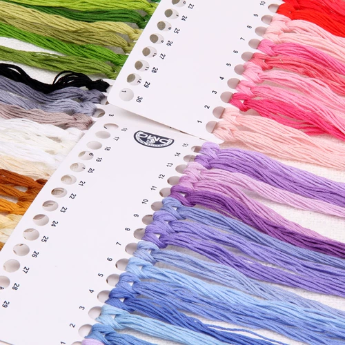 Аутентичная французская линия вышивки с поперечным стежком DMC ARRT117 447 Цветная вышитая хлопковая линия в стиле европейской стили на метр 0,5 Юань