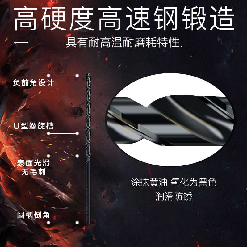 台湾苏氏SUS特加长麻花钻头8.5mm至11.0mm长150至300mm钢铁铜铝钻 - 图3