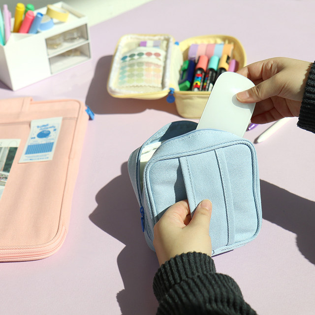 Korean genuine candy color makeup storage bag