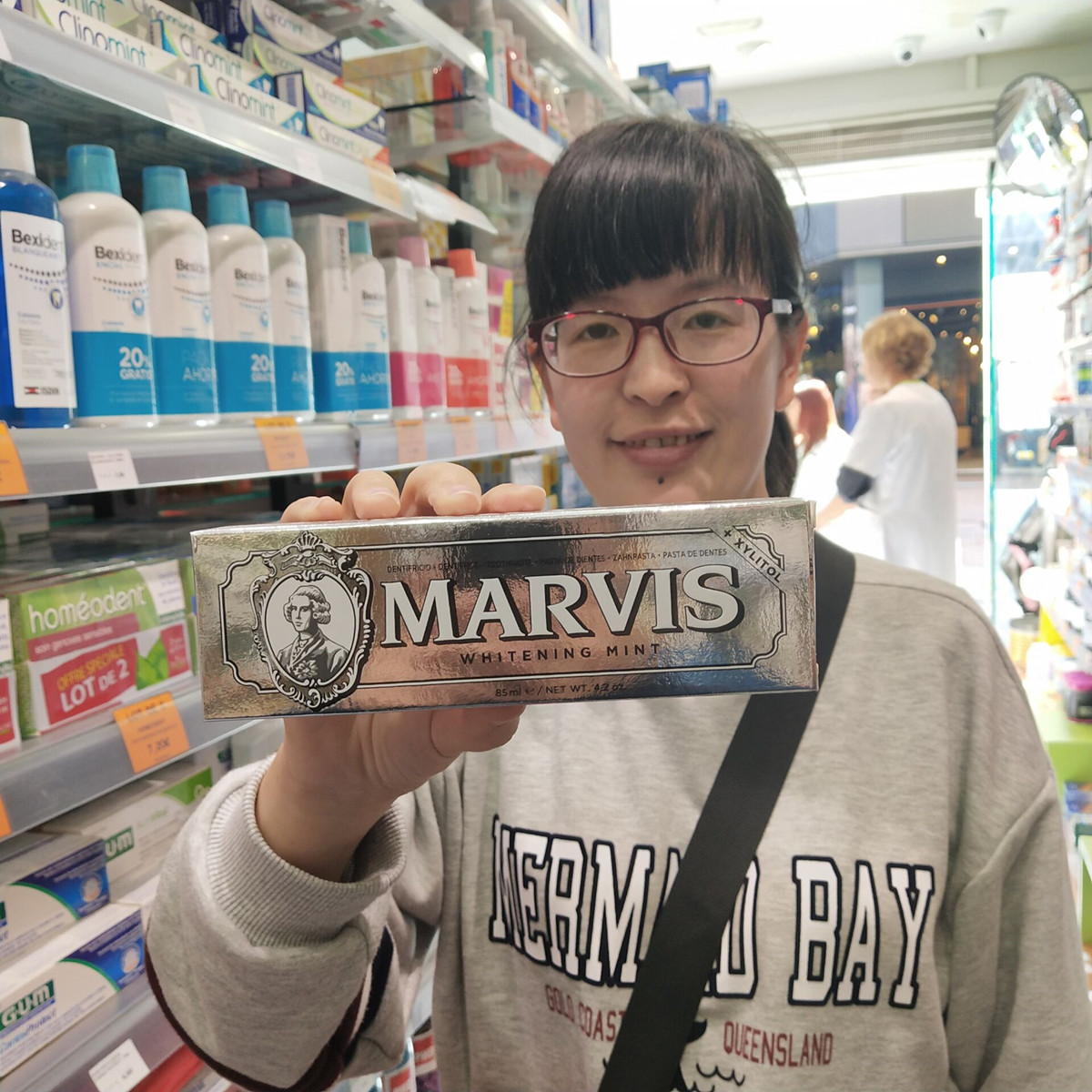 正版義大利原裝進口Marvis瑪爾斯美銀白薄荷味85ml牙膏防蛀瑪爾仕