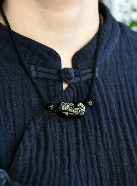 新品珠宝史记源金曜石情侣