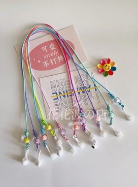 防掉挂绳磁吸头马卡龙色简约