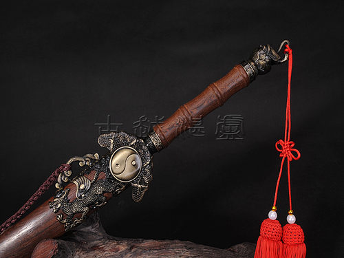 特价太极玄武剑神兽七星剑收藏装饰长剑护宅宝剑招财硬剑未开刃 - 图3