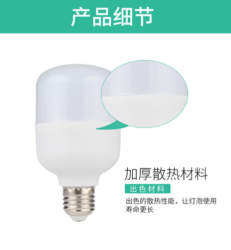 led灯泡e27螺口球泡 led玉米灯白光大螺口节能螺旋球泡灯-图1