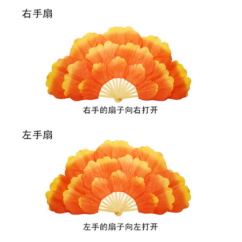 广场舞蹈牡丹花扇大花瓣舞蹈扇广场舞团体操活具舞台演出儿童扇 - 图1