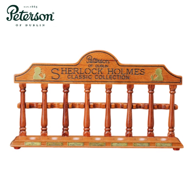 Peterson彼得森进口烟斗架子7位展示架烟斗配件花梨实木烟斗斗架 - 图1