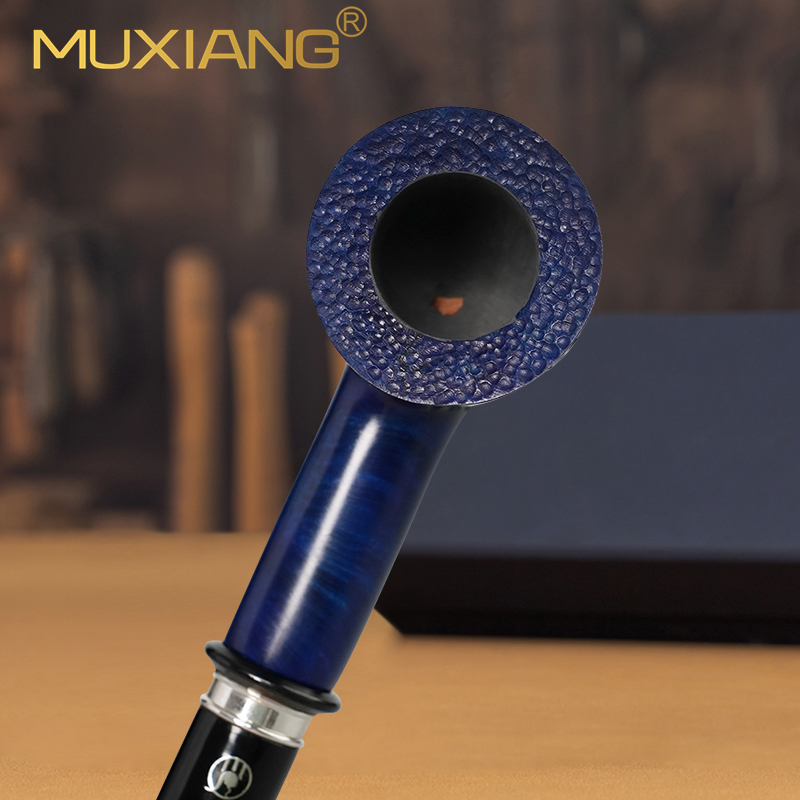 OLDFOX老狐狸石楠木烟斗锤子斗旱烟直式带过滤烟袋锅草丝烟斗男士 - 图1