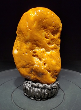 《不配送底座》黄蜡石天然水冲石手玩石原石摆件奇石观赏石收藏