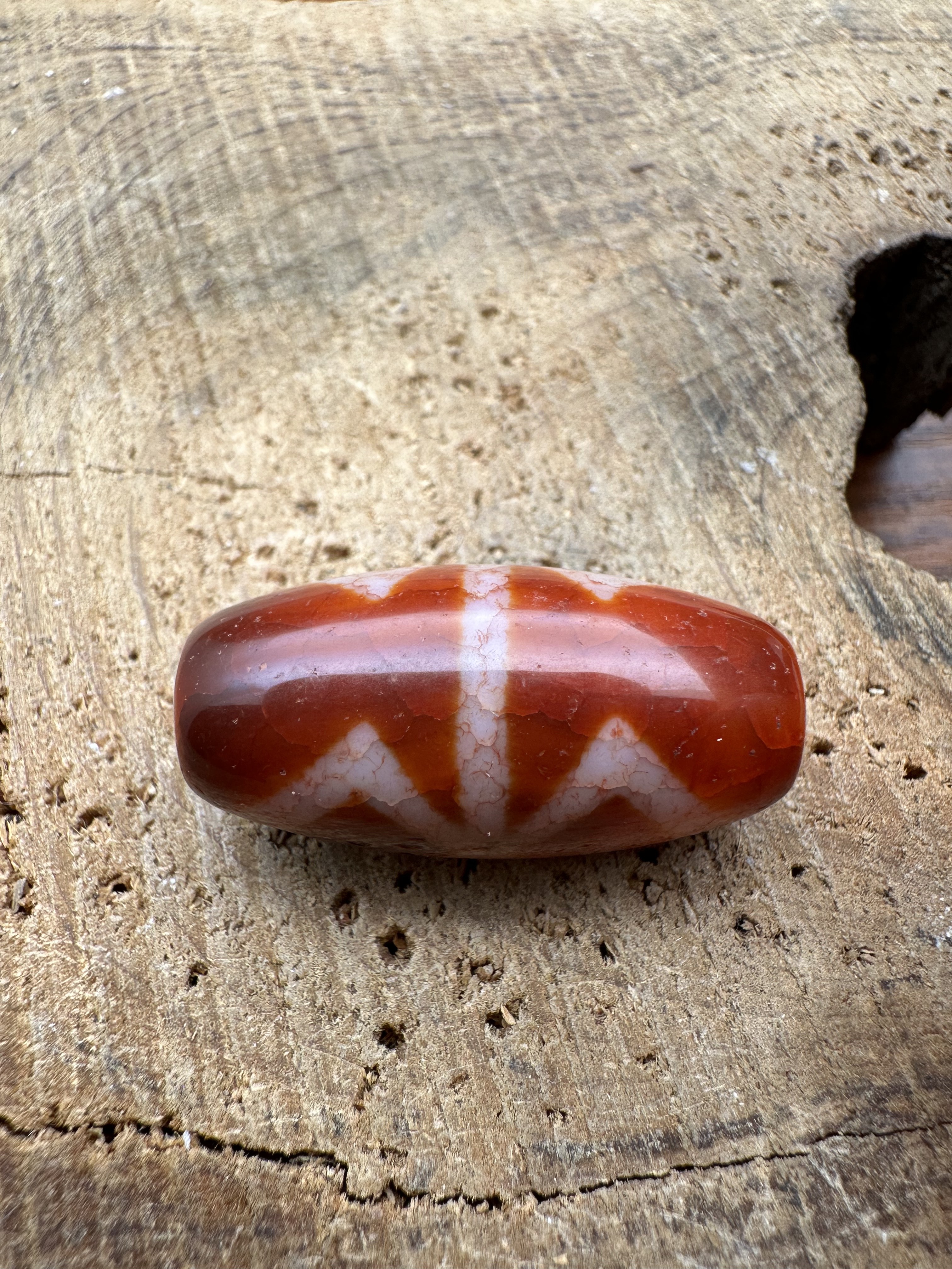 天然真品至纯玛瑙玉髓老矿红肉金刚杵二三四九眼天珠项链手链 - 图2