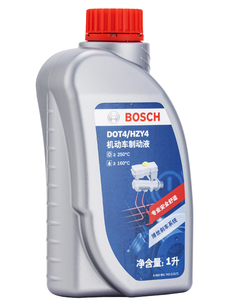 博世刹车油DOT4制动液刹车液 BOSCH 汽车离合器油配件通用型1L - 图3