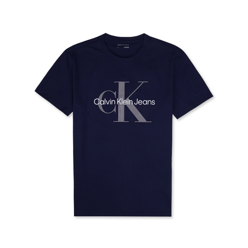 客邻尚品海外旗舰店Calvin Klein/CK圆领短袖T恤宽松男士字母印花休闲打底衫 40DC8133
